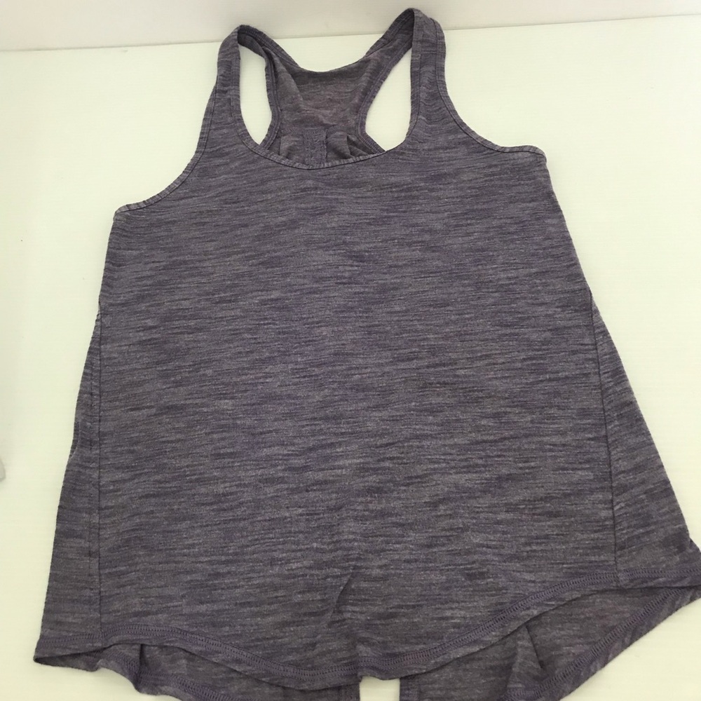 Lululemon Salute the Sun Tank Heather Purple Women's Tank Top